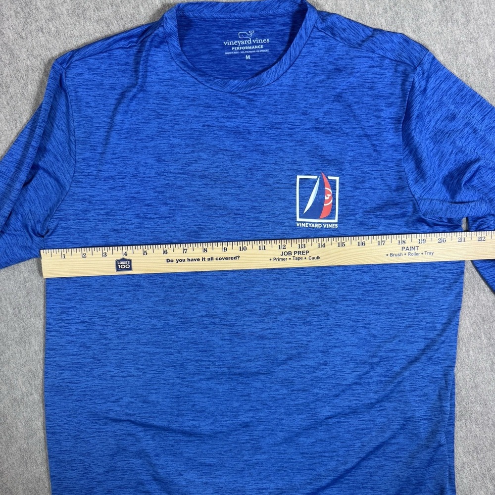 VINEYARD VINES Performance Mens Medium Blue Long Sleeve Stretch Sail - Picture 8 of 11